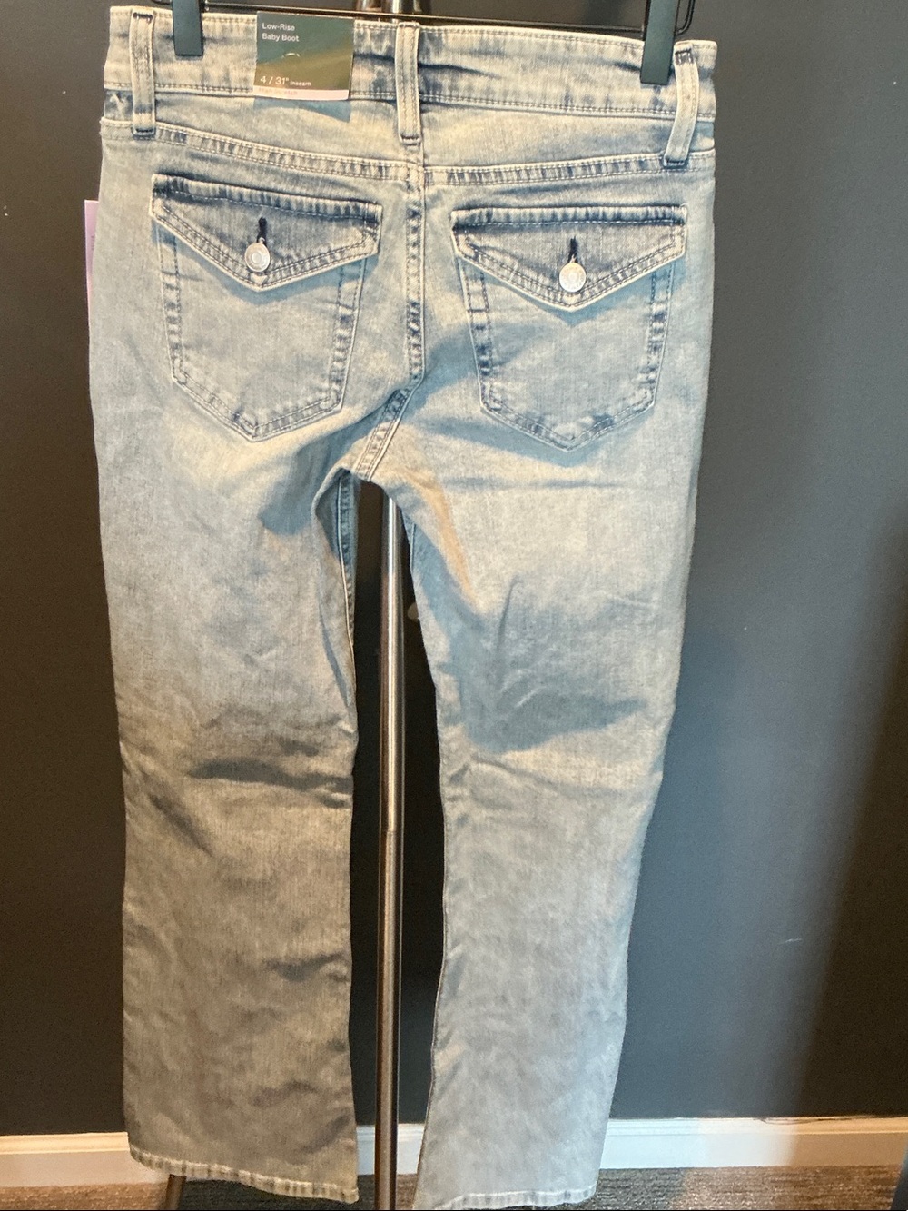 Light Blue Low Rise Bootcut Jeans - Picture 3 of 8